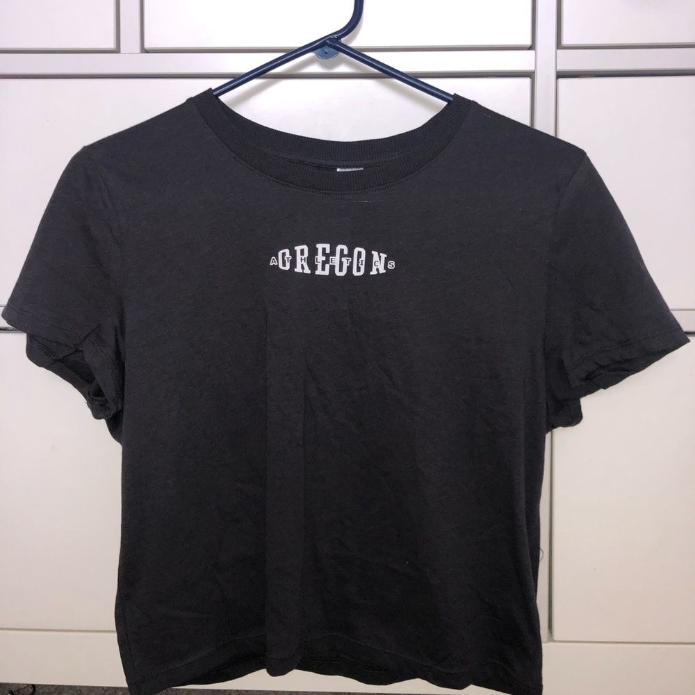 H&M loose crop Tee